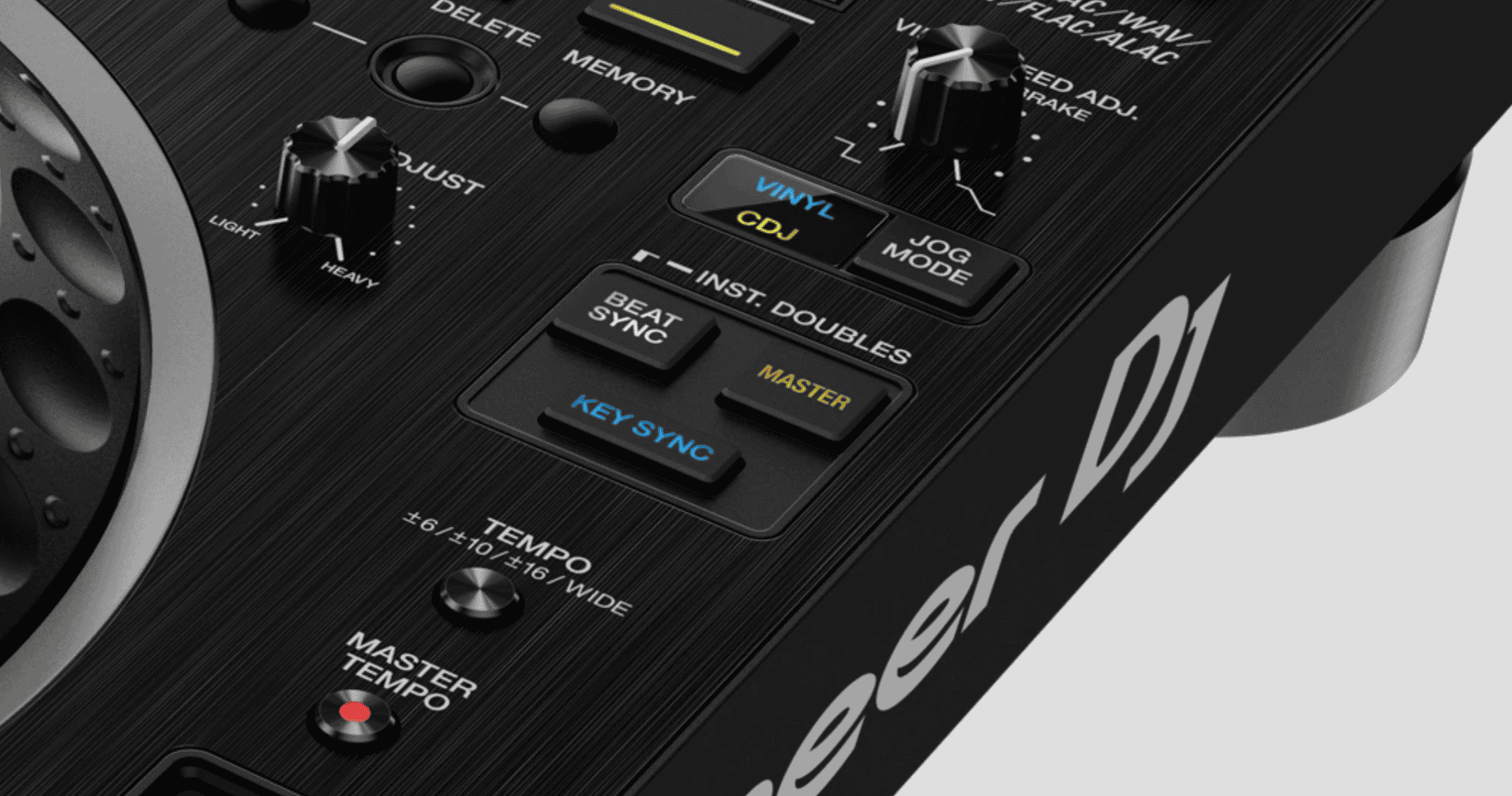 botón sync dj